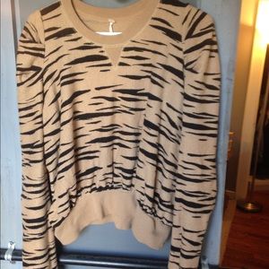 Free People Cheetah Animal print pullover